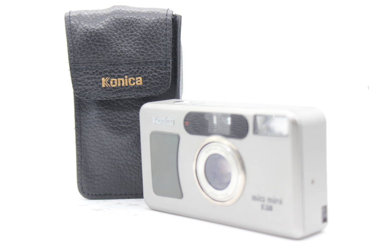 ★実用美品★ コニカ Konica Big mini F 35mm F2.8 ソフトケース付き コンパクトカメラ M489_画像1