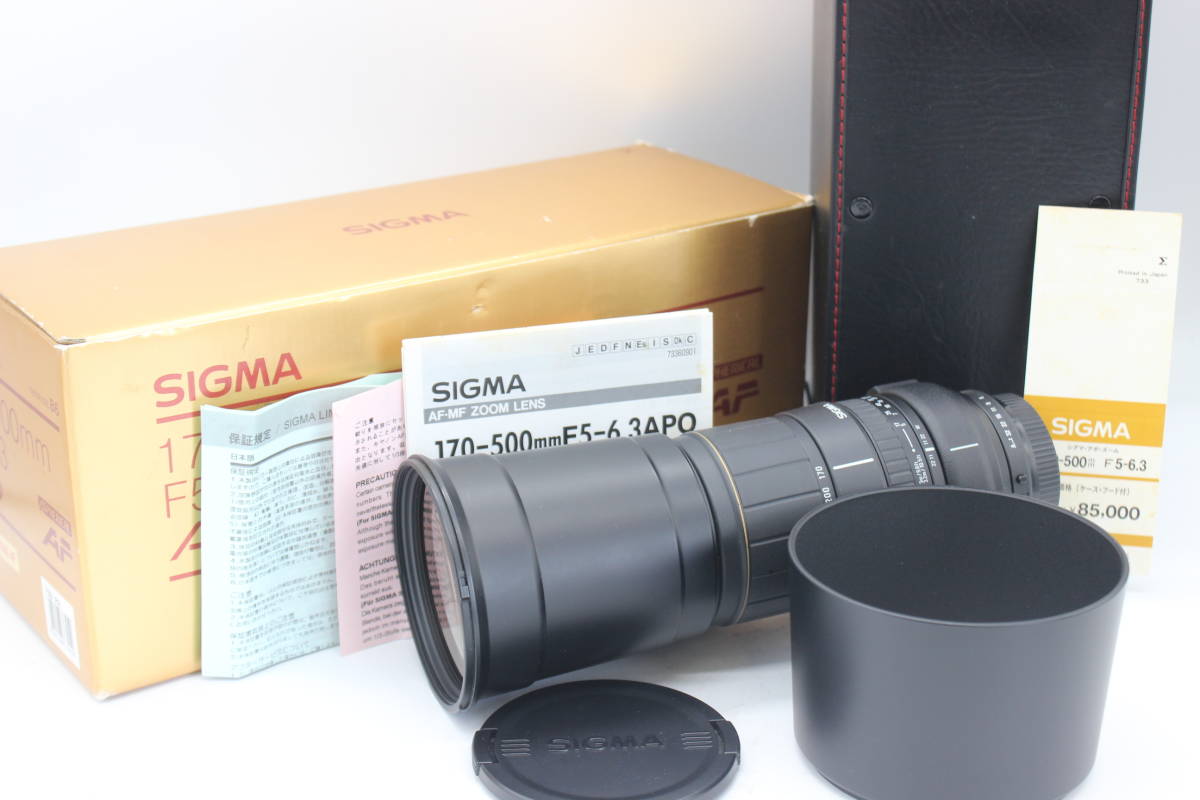 ☆訳あり特価☆ 【元箱付き】シグマ Sigma APO 170-500mm F5-6.3