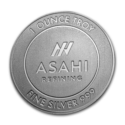 [保証書・カプセル付き] (新品) アメリカ 「ASAHI・アサヒ」純銀 1オンス メダル_画像1