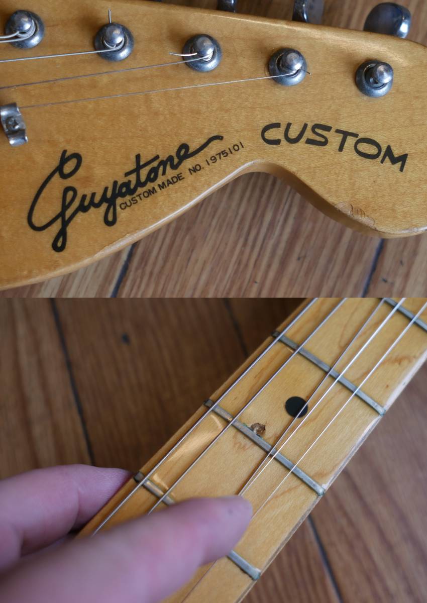 ビンテージ Guyatone CUSTOM No 1975101 ギター ネック 楽器/器材 送料 