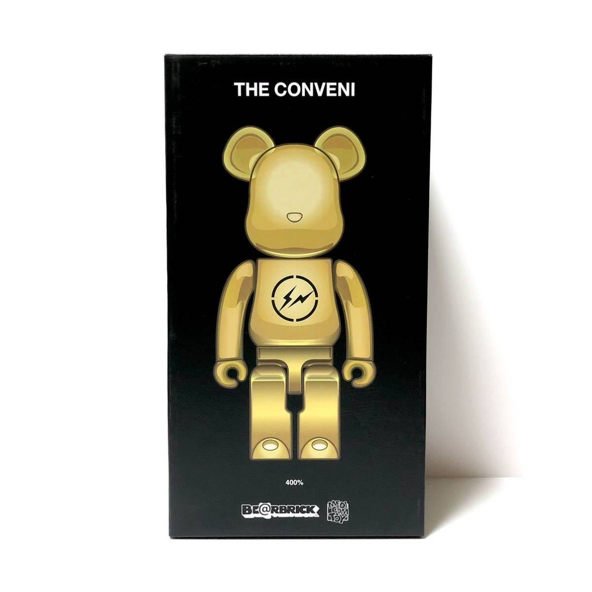 ベアブリック ザ・コンビニ フラグメントデザイン ゴールド 400% BE@RBRICK THE CONVENI GOLD fragment メディコムトイ MEDICOM TOY