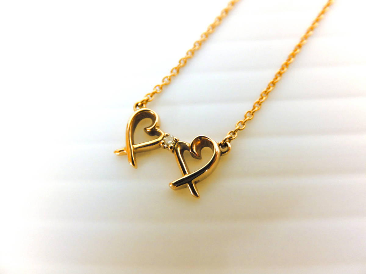 A233 TIFFANY&Co ティファニー K18 パロマピカソ ダブル ラビング