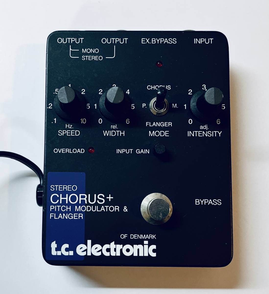 tc electronic SCF STEREO CHORUS+ PITCH MODULATOR & FLANGER t.c.