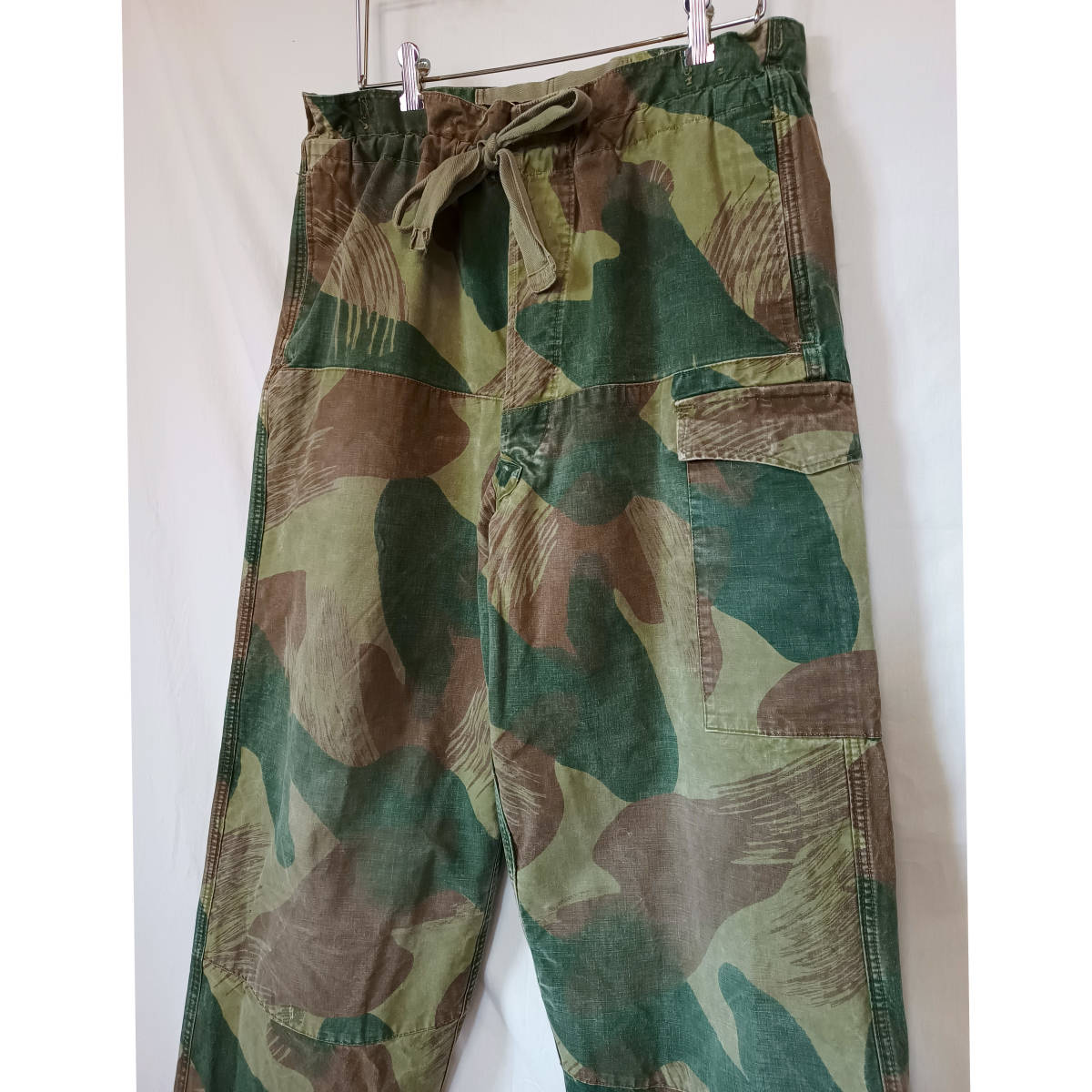 size2 ベルギー軍 ブラッシュ ストローク カモ オーバー パンツ②