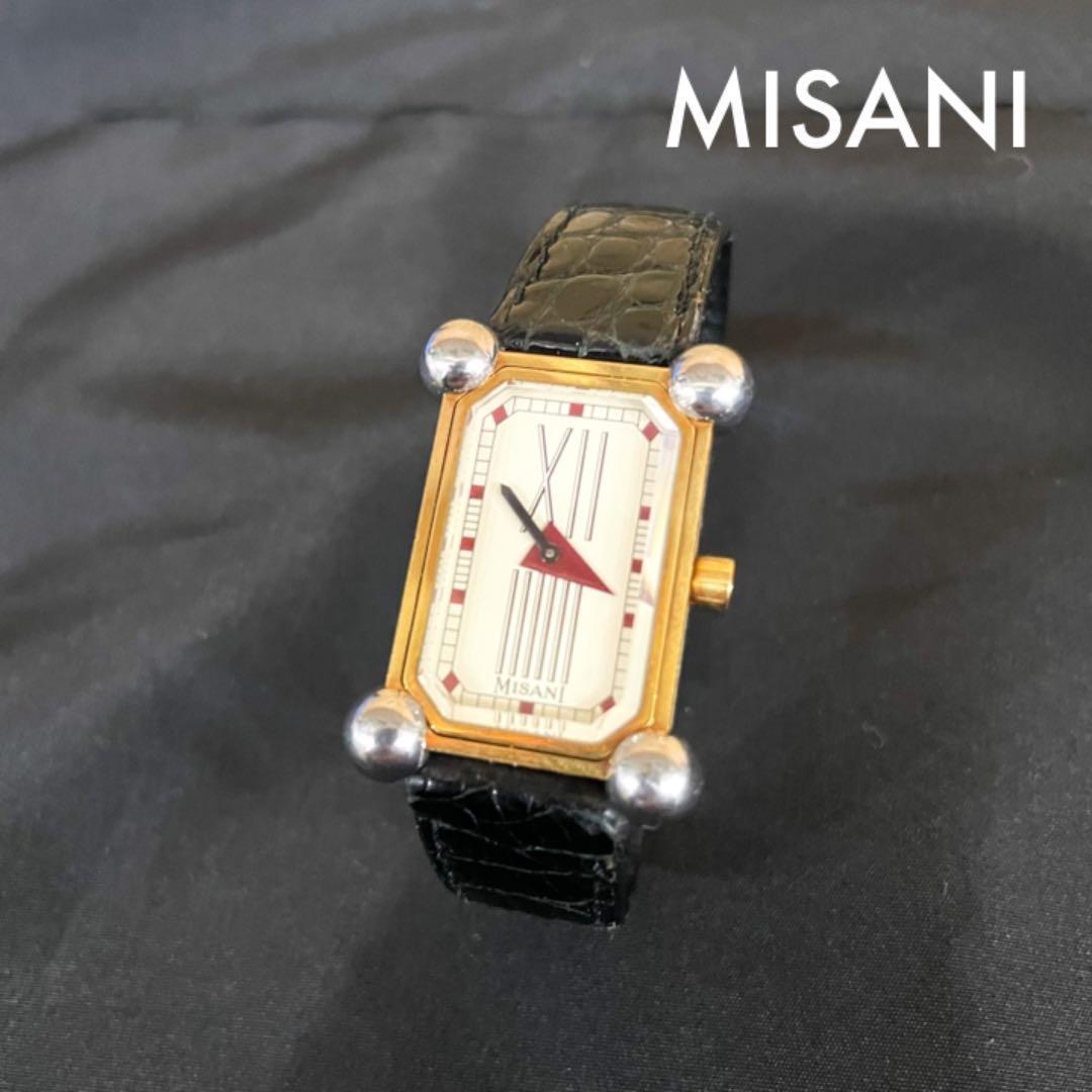 K18YG ダイヤモンド MISANI 腕時計 エルミタージュ クォーツ ミザーニ