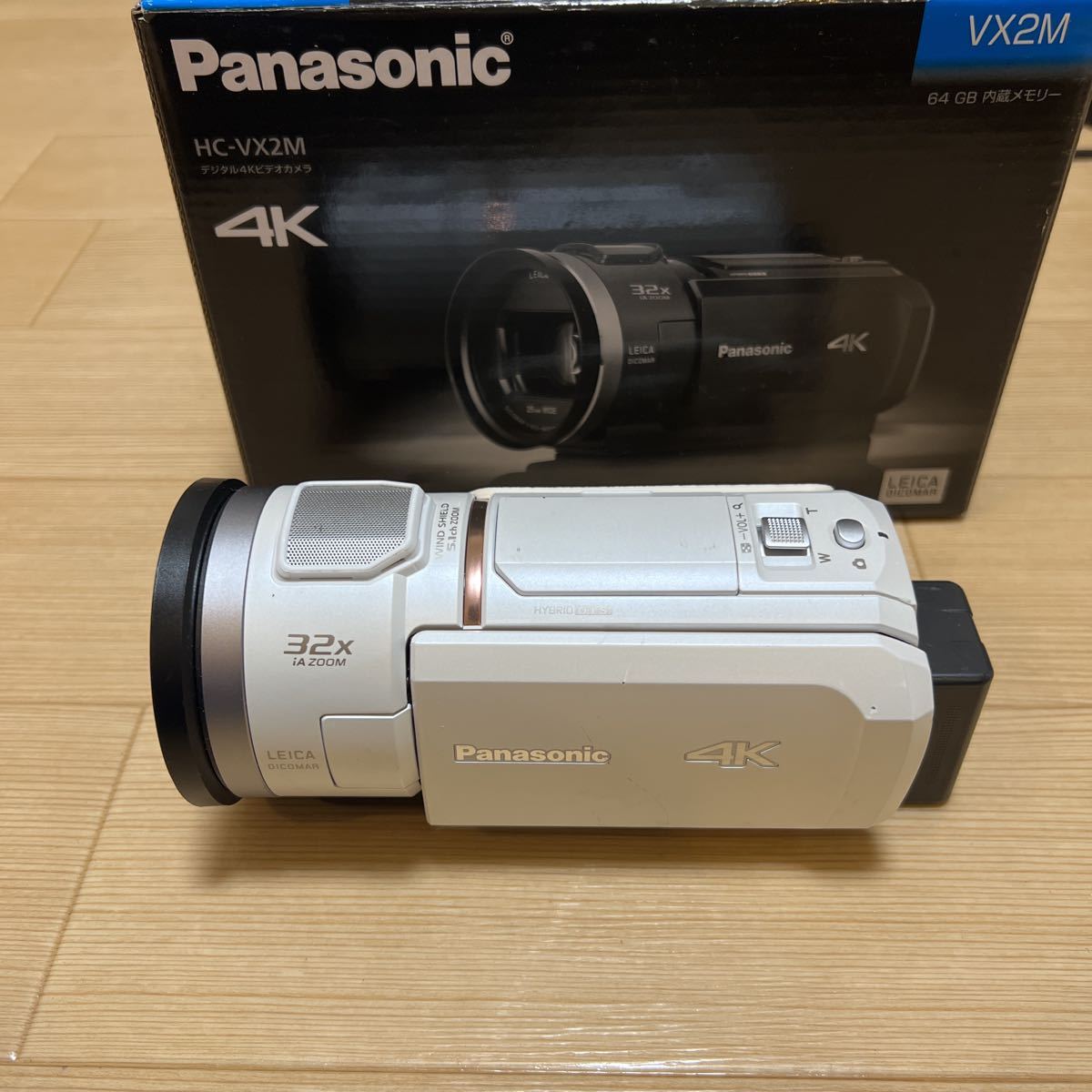 Panasonic 4Kビデオカメラ HC-VX2M ホワイト パナソニック4Kビデオ