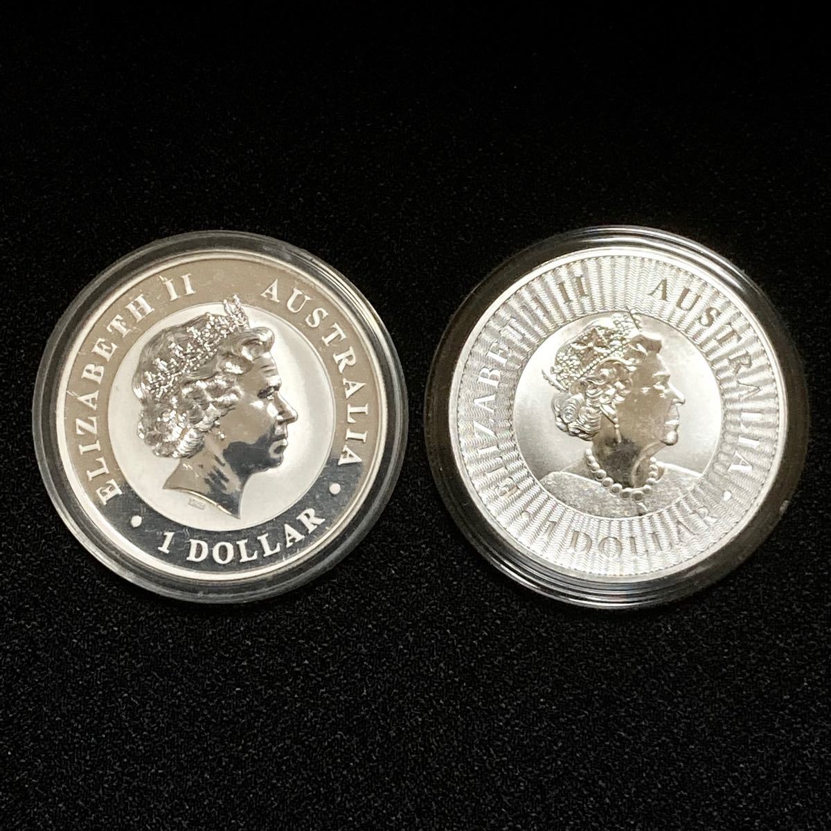 オーストラリア コアラ銀貨1枚 カンガルー銀貨2枚-