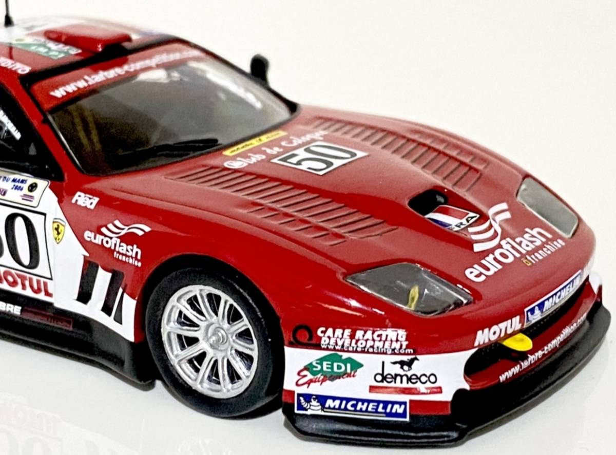 100円〜 1/43 Ferrari 550 GTS Maranello #50 24 Hours of Le Mans 2006 ◆ Bornhauser / Blanchemain / Gardel ◆ フェラーリ アシェット_画像9