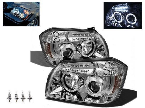 ダッジ マグナム 日本光軸仕様 LED イカリング プロジェクター ヘッド