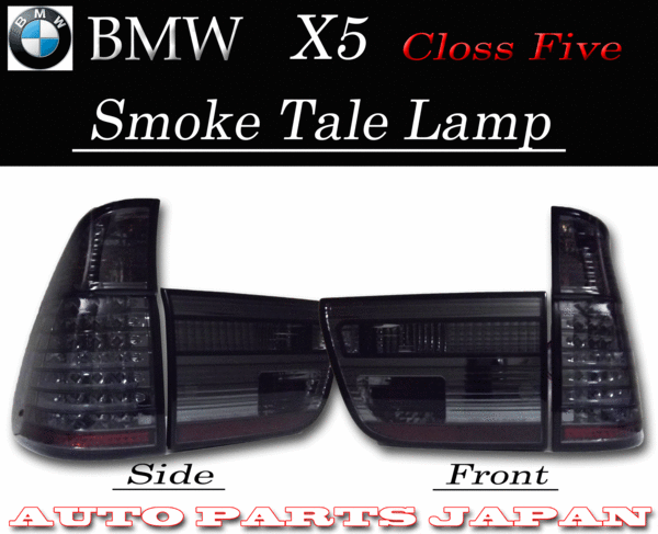 BMW X5 E53 前期 後期 リア LEDスモーク テールランプ 左右 テールライト リヤ テール リフレクター 3.0I 4.4I FA30 FB44 送料無料_画像1