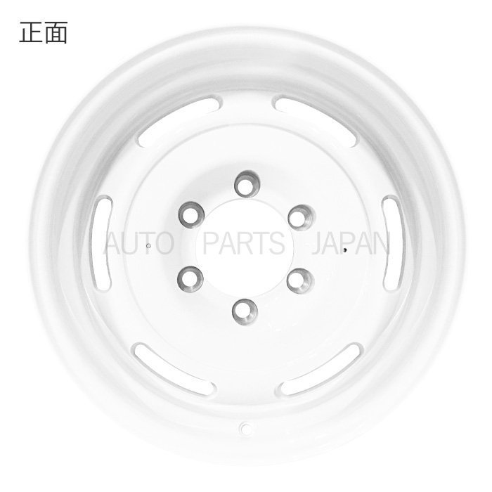 送込 プロシード キャブプラス ワイド 16インチ アルミ ホイール ナット付き 4本 セット ホワイト 16×8.0J 6H PCD139.7 OFF0 ヴィンテージ_画像5