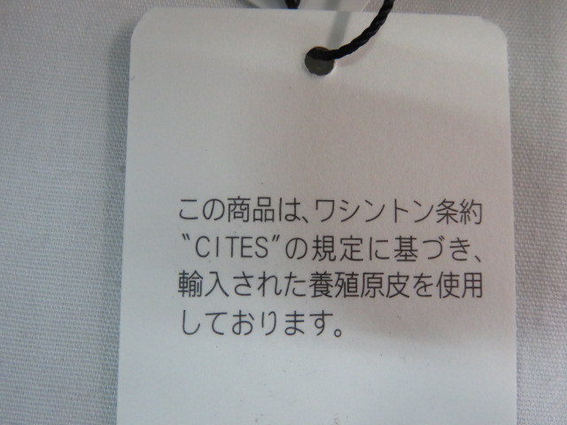 ZE 新品 高級 本物 上質 クロコダイル ラウンドファスナー ホワイト 白色 箱付き わに ワニ 本革 レザー 皮革 メンズ レディース_画像7