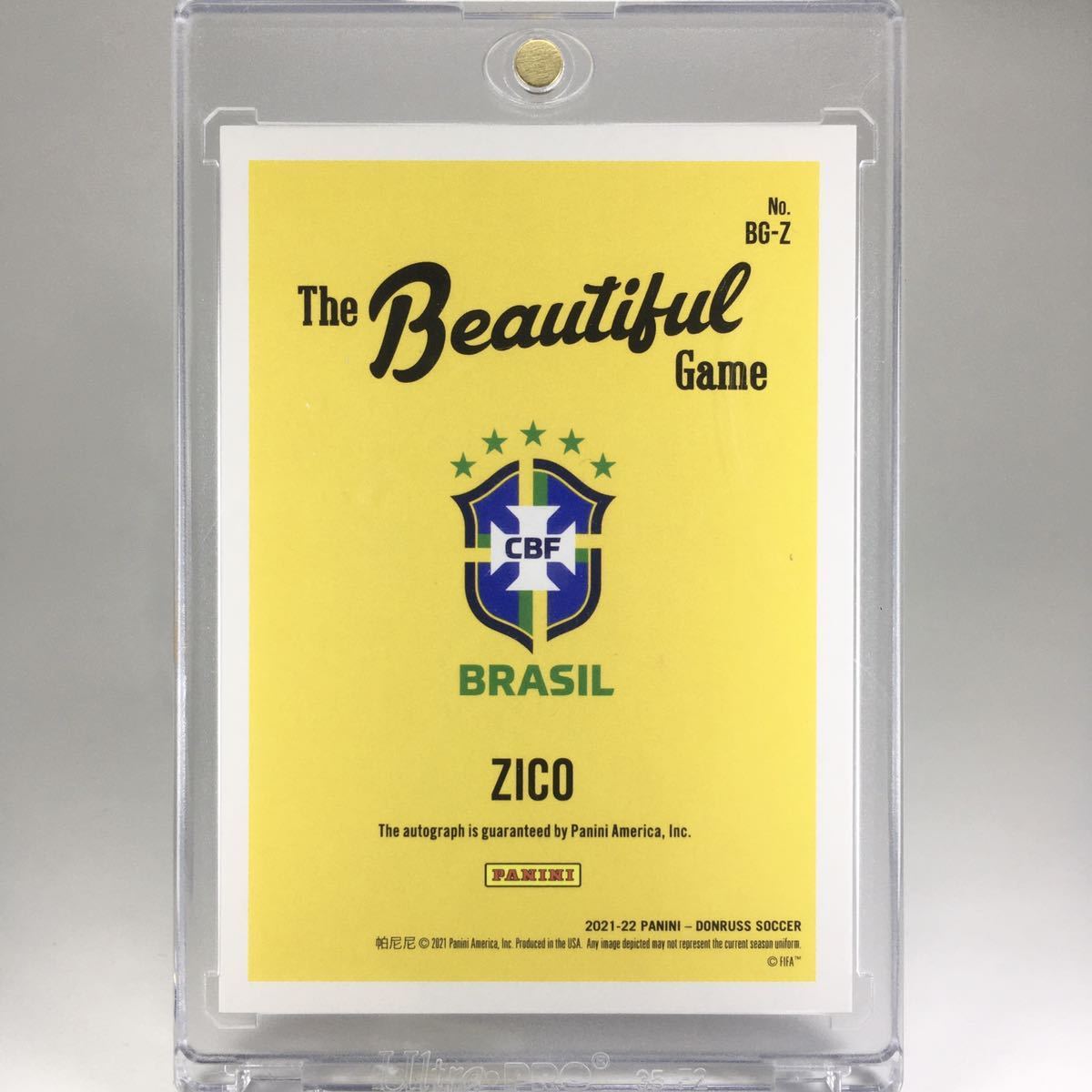 1円スタート☆限定49枚☆直筆サイン☆ジーコ☆ 2021-22 Donruss Soccer
