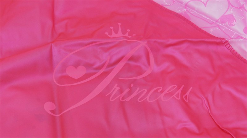 ディズニープリンセス レインコート ピンク ジュニア Mサイズ 背袋付き Disney プリンセス 雨合羽 海外輸入品 雑貨[未使用品]_画像4