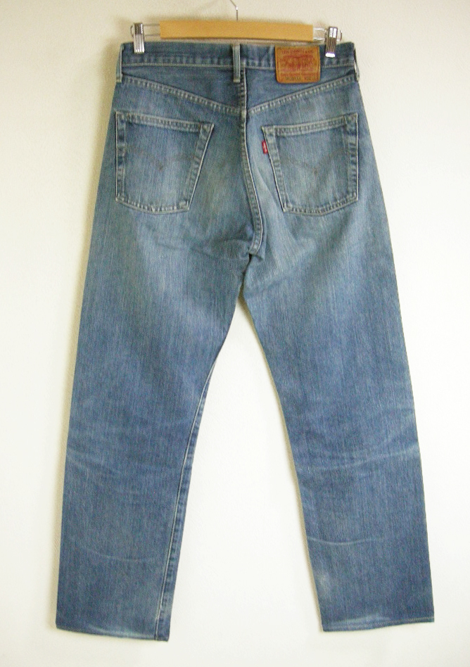 天然本藍染め【1991年限定販売】【定価9万円】レア■LEVIS【リーバイス】503BSXX 復刻 薄インディゴ デニム パンツ 32 ジーンズ_画像2