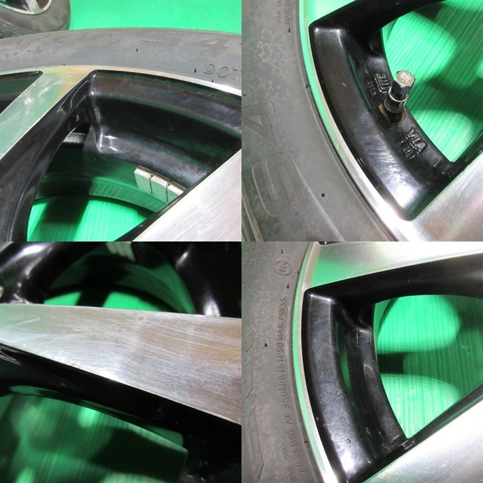 ワゴンR 165/55R14 夏タイヤ 50%-80%山 ZETRO S4 4本 4穴PCD100 +45