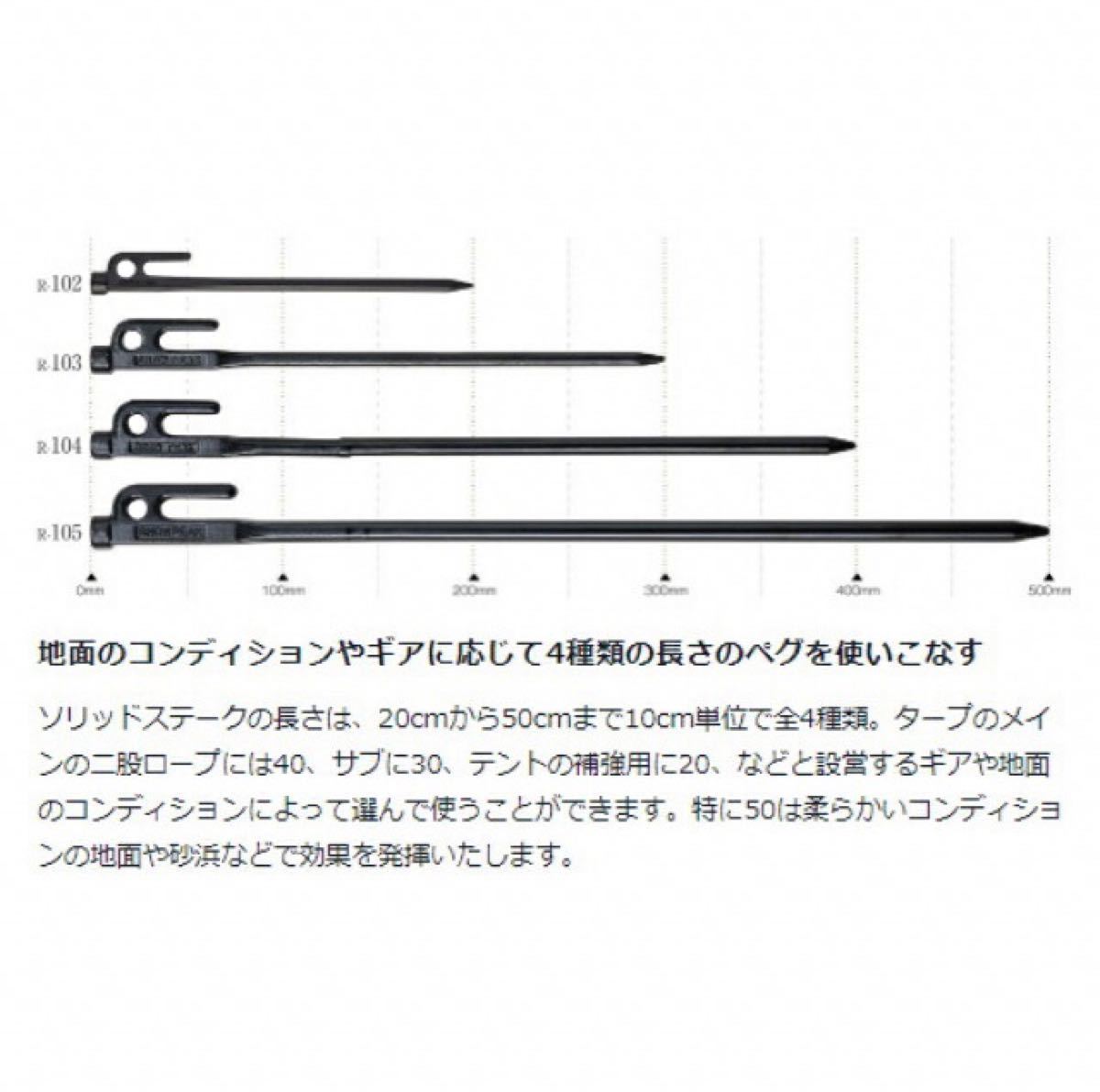 スノーピーク　ペグ ソリッドステーク 30 R-103 snowpeak x10