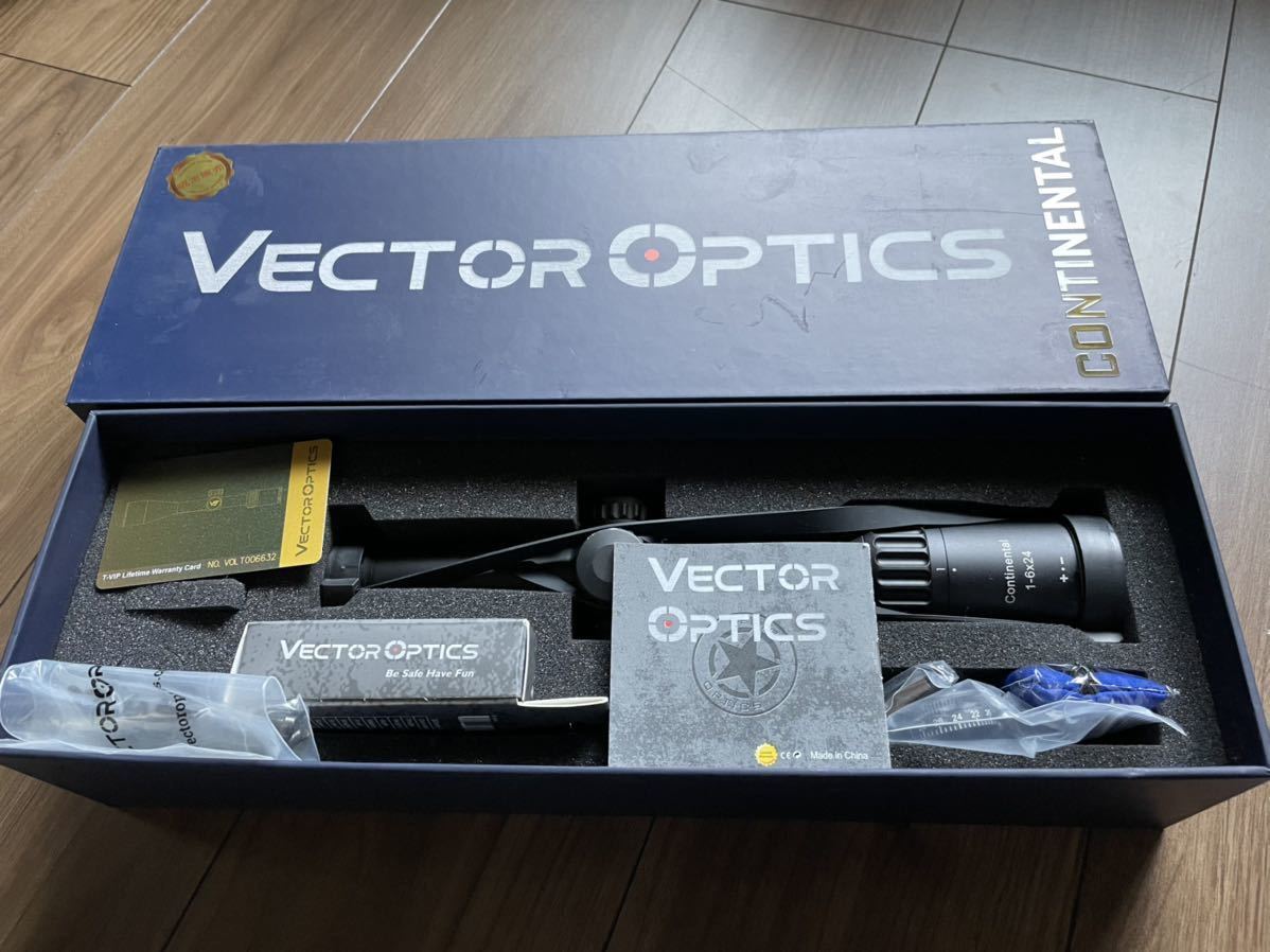 【送料無料】 Vector 1-6x24IR Continental Optics パーツ