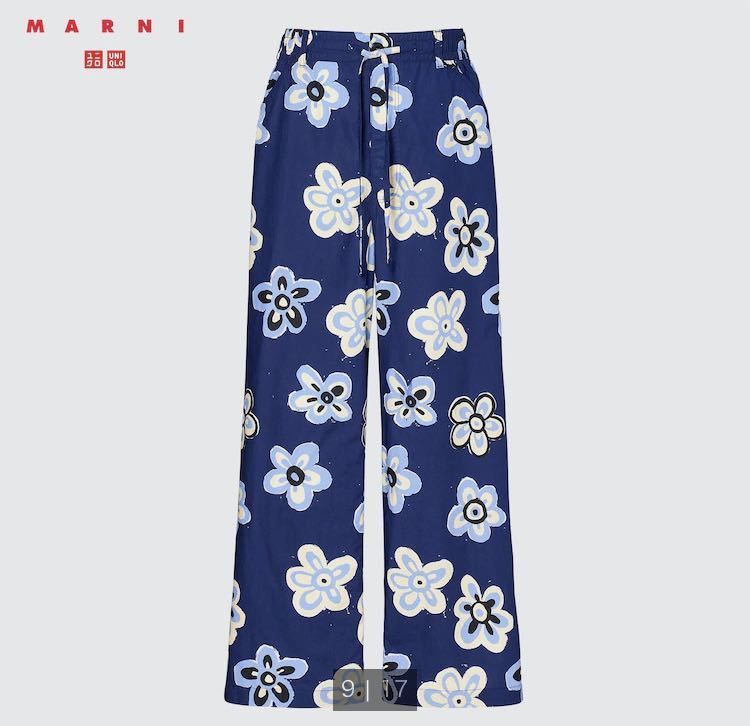 UNIQLO×MARNI イージーワイドフィットパンツ サイズM ユニクロ UNIQLO×MARNI イージーワイドフィットパンツ サイズM ユニクロ
