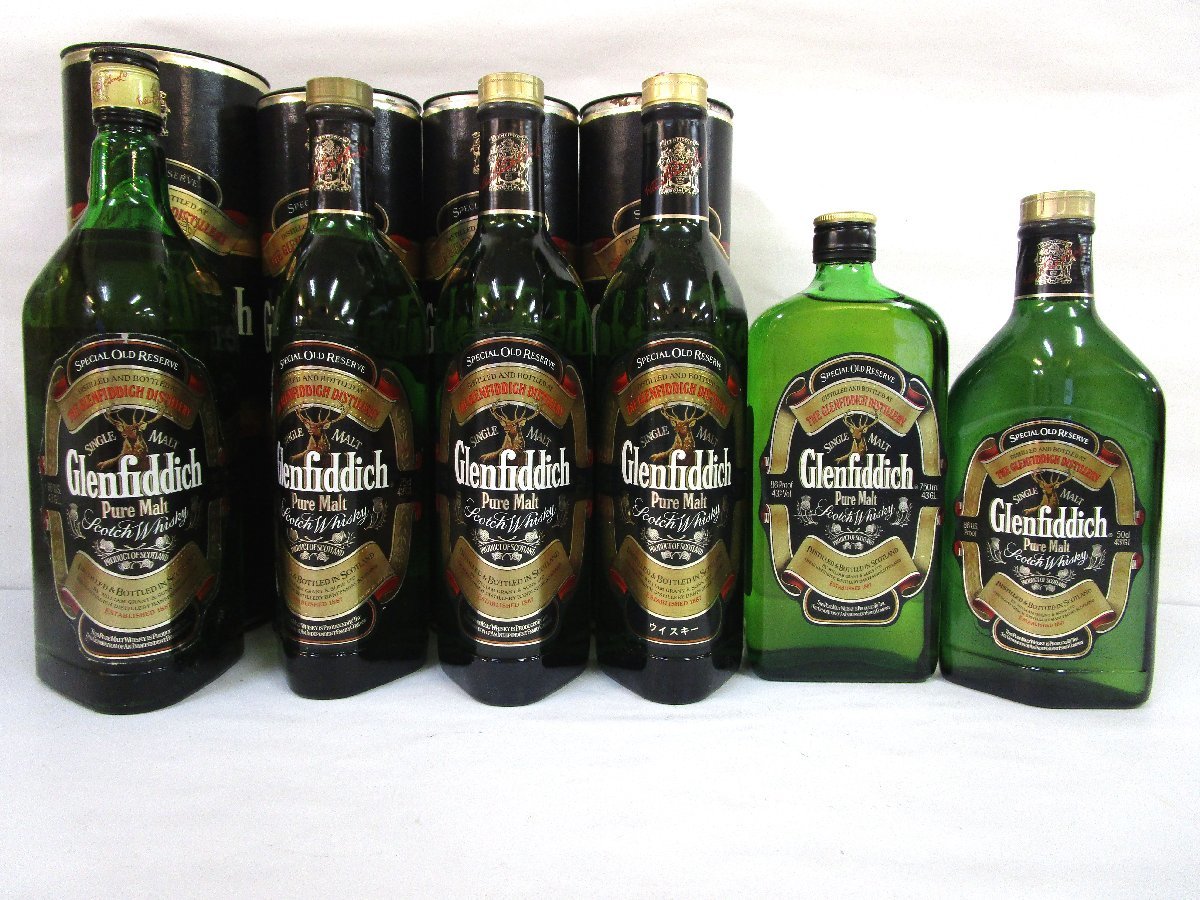 古酒 未開栓 6本セット Glenfiddich グレンフィディック シングル