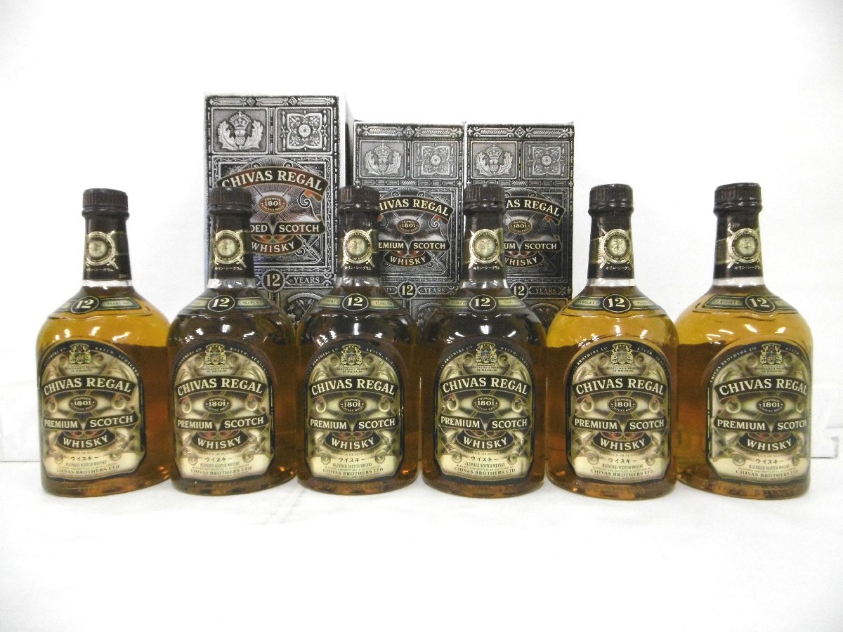 1円 スタート 古酒 未開栓 6本セット CHIVAS REGAL シーバス リーガル