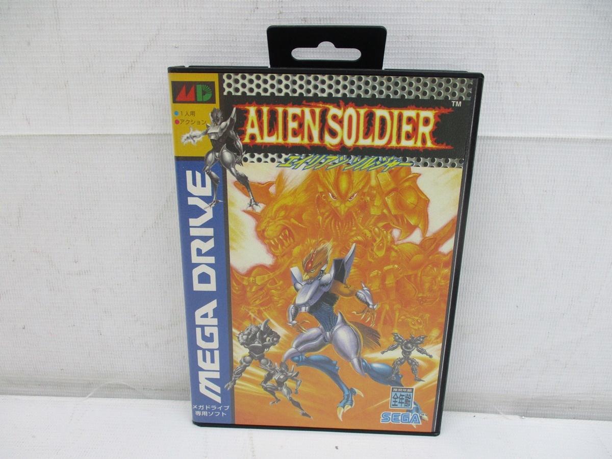 8952Y MD メガドライブ エイリアンソルジャー ALIEN SOLDIER ゲーム