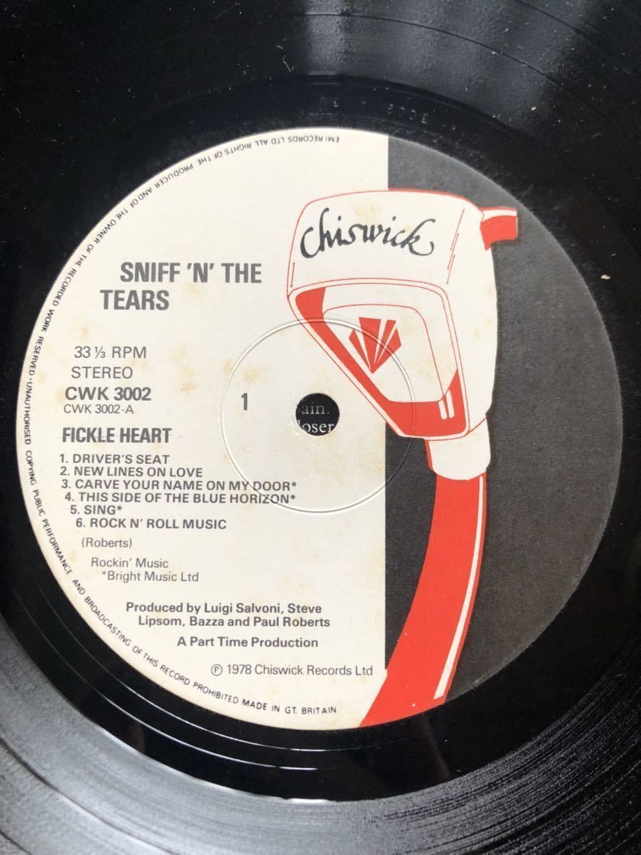 SNIFF 'N' THE TEARS / FICKLE HEART ( UK Orig )_画像6