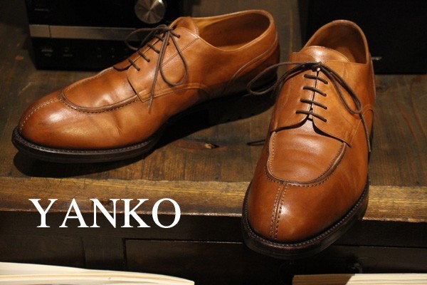 スペイン製 YANKO Uチップ シューズ 27cm ヤンコ メンズ 男性 ビジネス