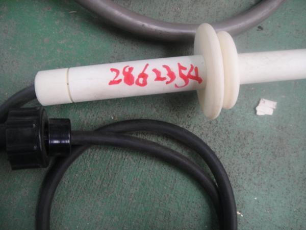 2A【棚2862354有】計測器 PH検査器用センサー部品（使用目的不明）　センサー部太さ18mm長さ20cmコード83cm差込プラグ7cm_画像1