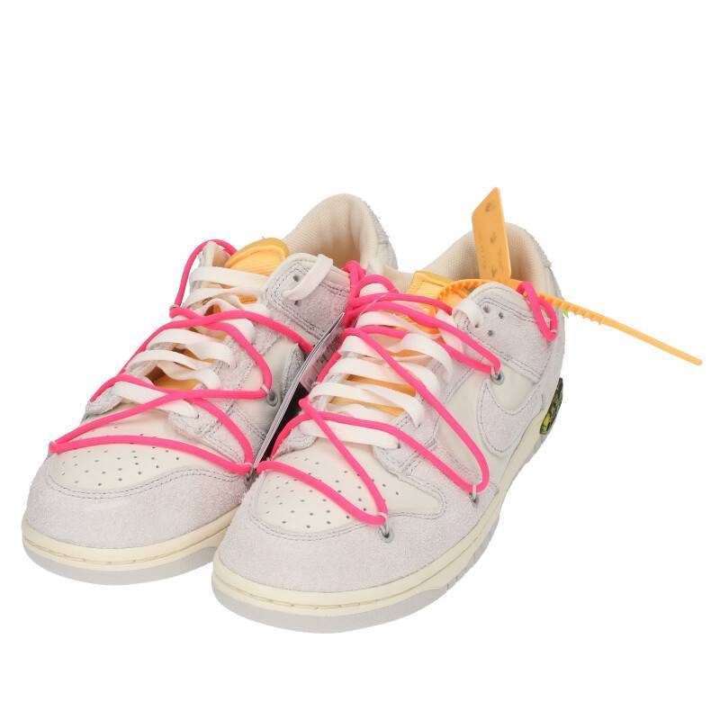 ナイキ オフホワイト NIKE OFF-WHITE DUNK LOW THE 50 DJ0950-117 サイズ:27.5cm ダンクロー17スニーカー 中古 NO05_画像5