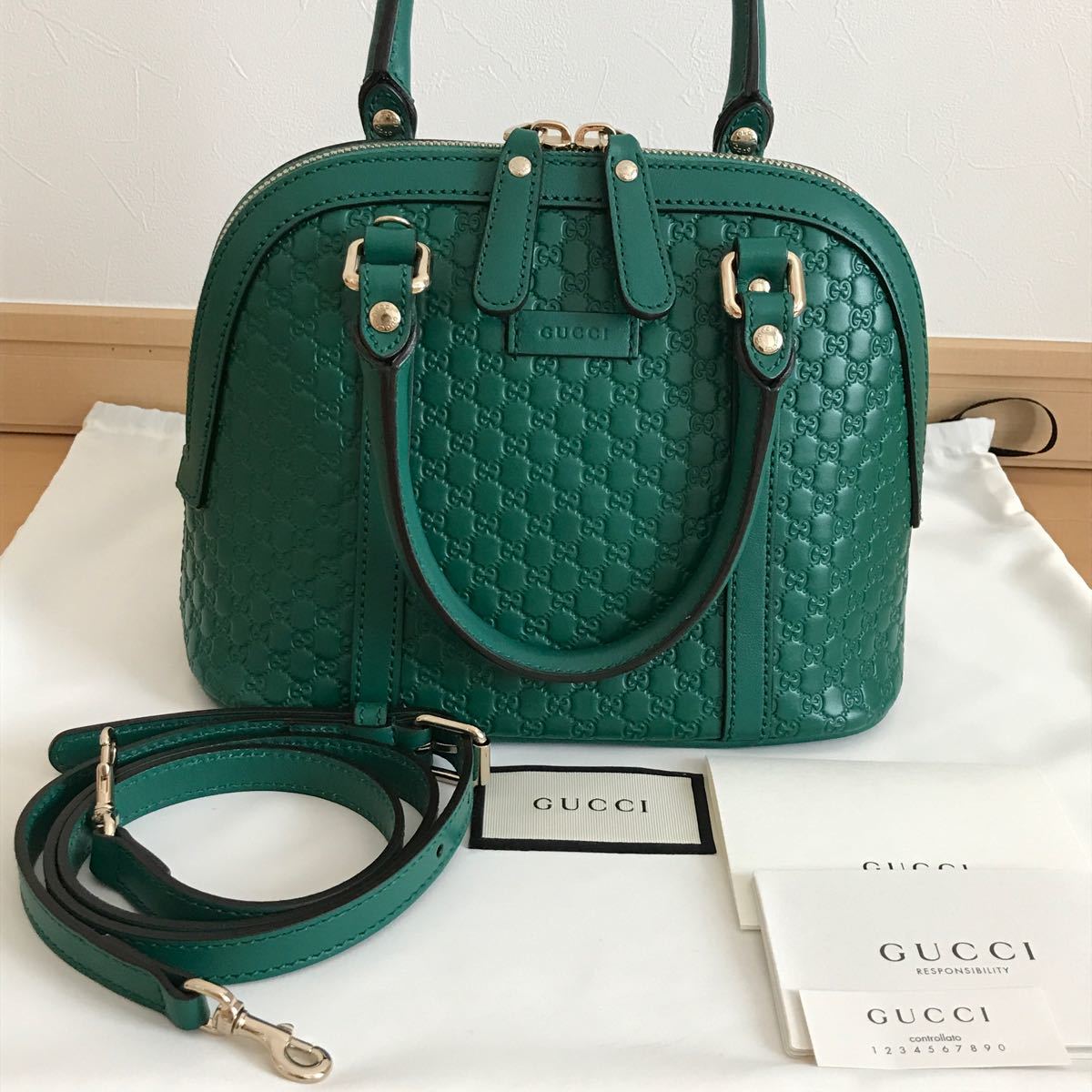 非常に高い品質 新品未使用 GUCCI グッチ GGロゴ 2wayショルダーバッグ