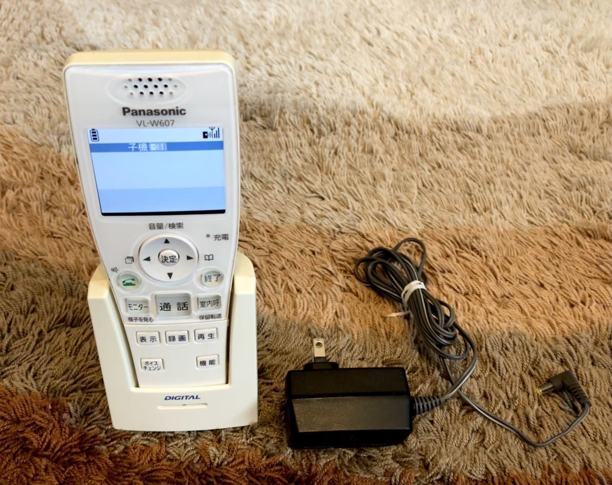 Panasonic パナソニックドアホン 子機 充電台付き VL-W607 www
