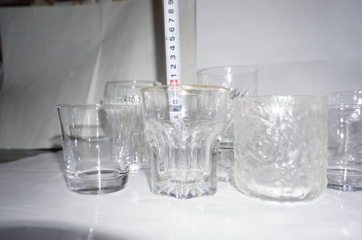 ガラスコップ　グラス色々３種８個　タンブラー_画像2