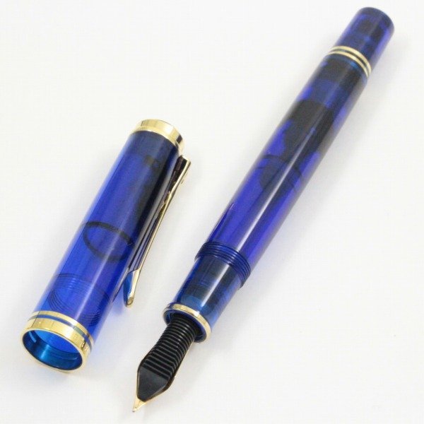 【希少品】Pelikan ペリカン M800 万年筆＆ボールペン ブルーオーシャン 5000本限定【いおき質店】_画像7