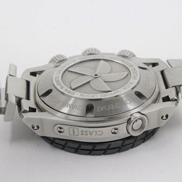 EDOX エドックス クロノオフショア1 自動巻き メンズ 腕時計 ブルー ...