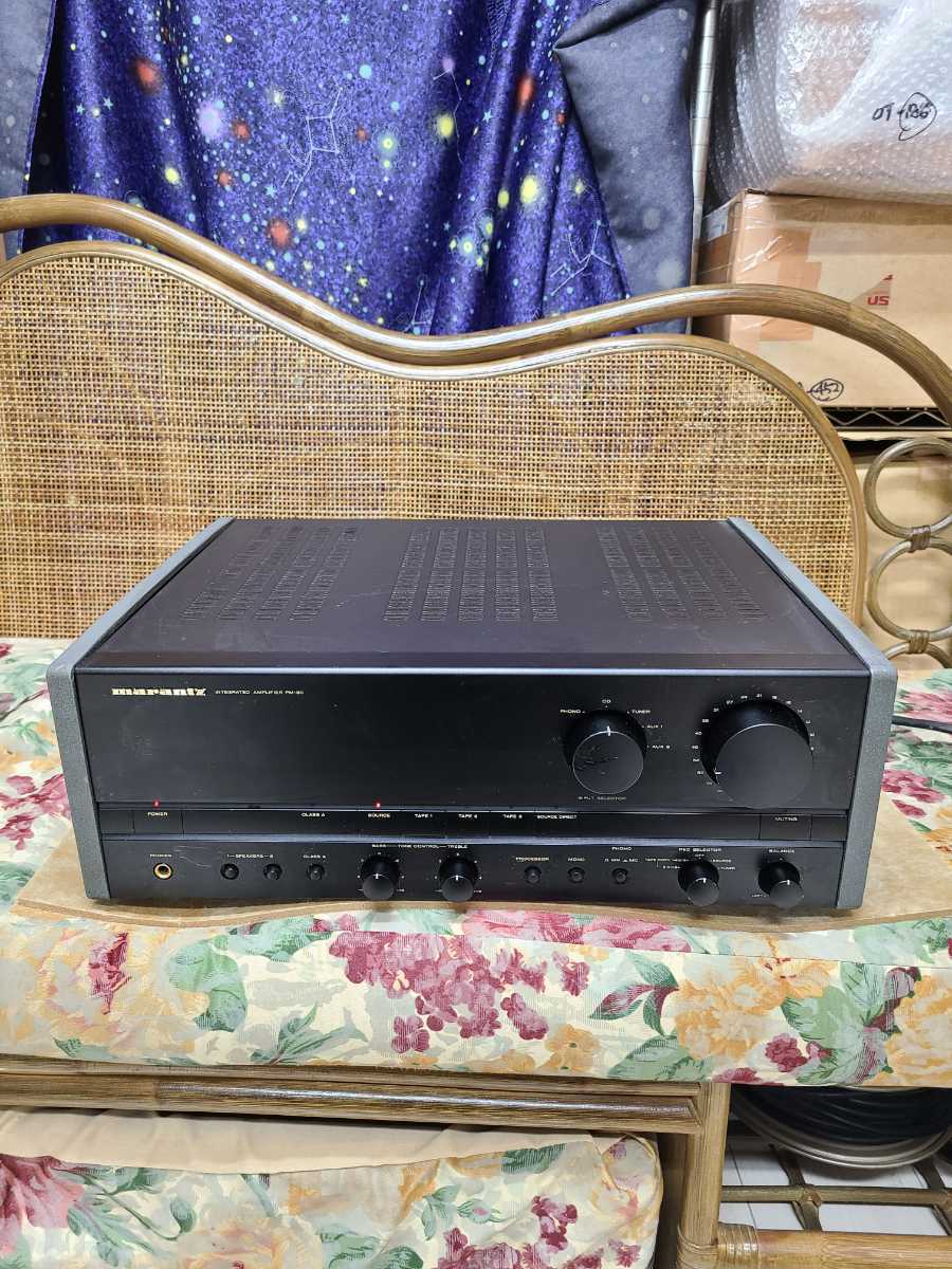 絶品!フルレストア美品!marantzプリメインアンプPM-80