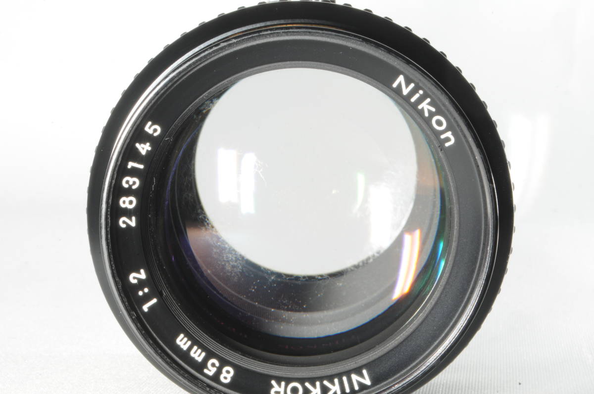 ★美品★ニコン Nikon Ai-s NIKKOR 85mm F2 ♪艶のある綺麗な外観♪ #005_画像7