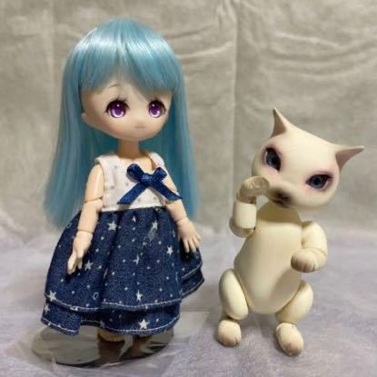 Camellia Dynasty】花朝 Wong 白肌 猫 ドール ペット 球体関節人形