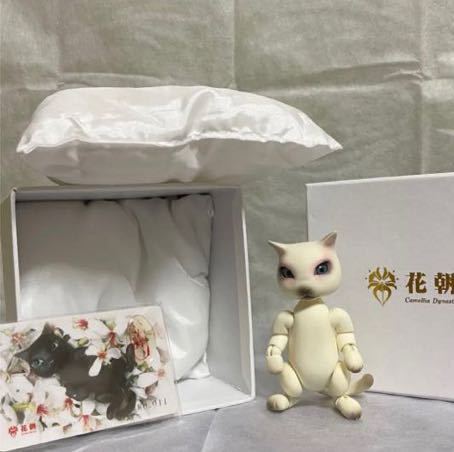 Camellia Dynasty】花朝 Wong 白肌 猫 ドール ペット 球体関節人形