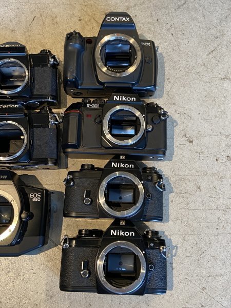 カメラ 大量 まとめて CANON FX EF EOS650 CONTAX NX NIKON F-301 EM フィルムカメラ 一眼レフカメラ キヤノン コンタックス ニコン_画像4