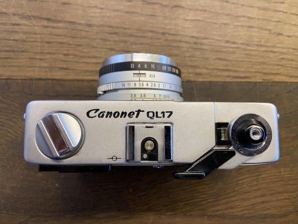 CANON G-III G-3 QL 35mmレンズシャッター式 一眼レフカメラ フィルムカメラ キヤノン キャノン キヤノネット 40mm 1:1.7の画像4