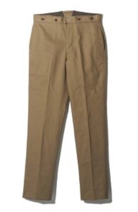 格安新品  Fabric: COTTON RYE PANTS TENNIS アナトミカ ANATOMICA 100% FAWN(L.BROWN) / Color: COTTON Mサイズ