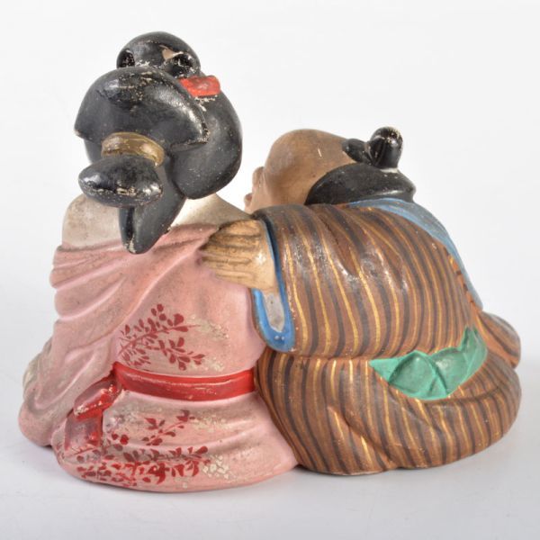 浮世絵 艶絵 春画 陶人形 春画人形 お多福 古玩 MJYA 浮世絵 艶絵 春画 陶人形 春画人形 お多福 古玩 MJYA