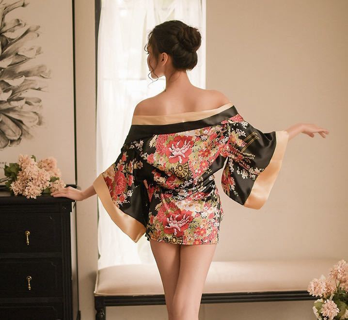 コスプレ衣装 ナイトウエア 浴衣 エロ可愛い セクシーランジェリー オシャレ和服コスチューム　着物　豪華で上品なデザイン