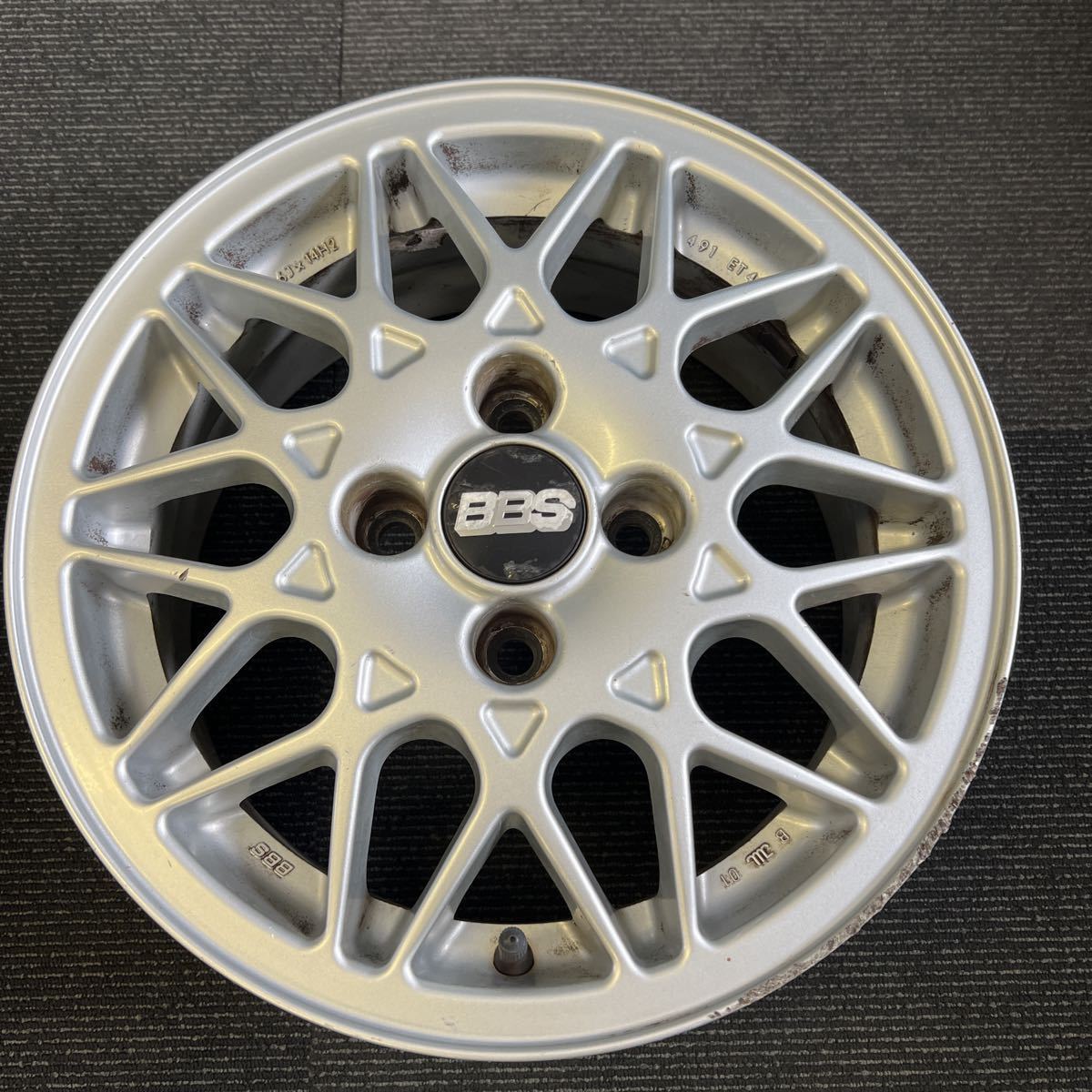 BBS 14インチ6J+45 4H-100 4本セット M-14ボルト対応