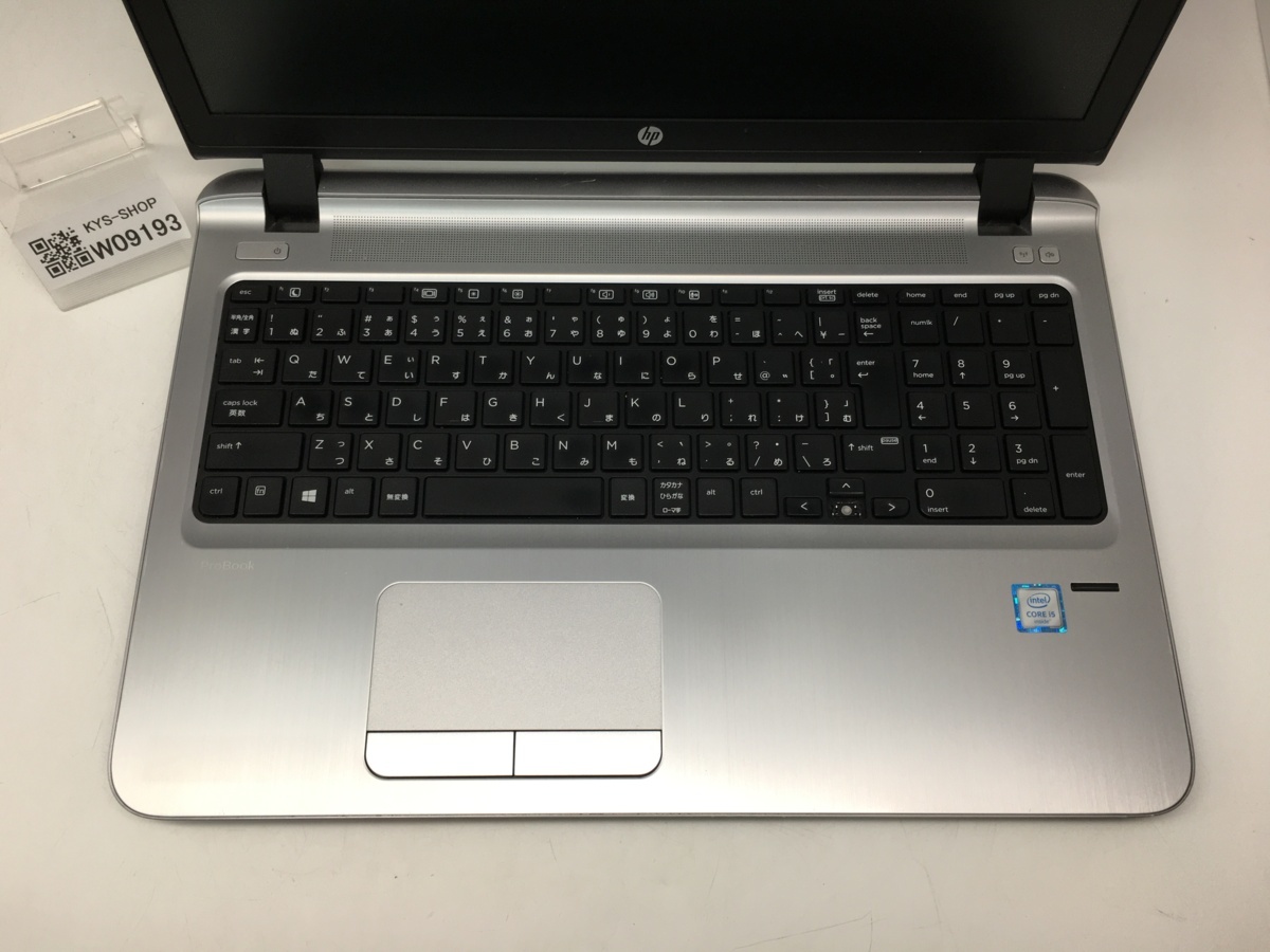 ●ジャンク/１円/hp ProBook 450G3/Core i5 6200U 2.40GHz/500GB/4GB/15.6インチ/Windows10 Pro/第6世代_画像2