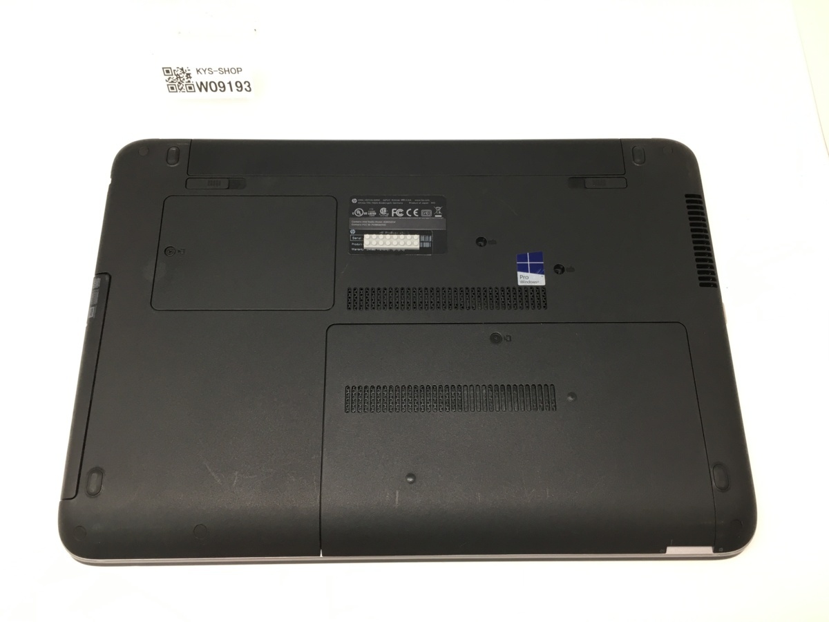 ●ジャンク/１円/hp ProBook 450G3/Core i5 6200U 2.40GHz/500GB/4GB/15.6インチ/Windows10 Pro/第6世代_画像6