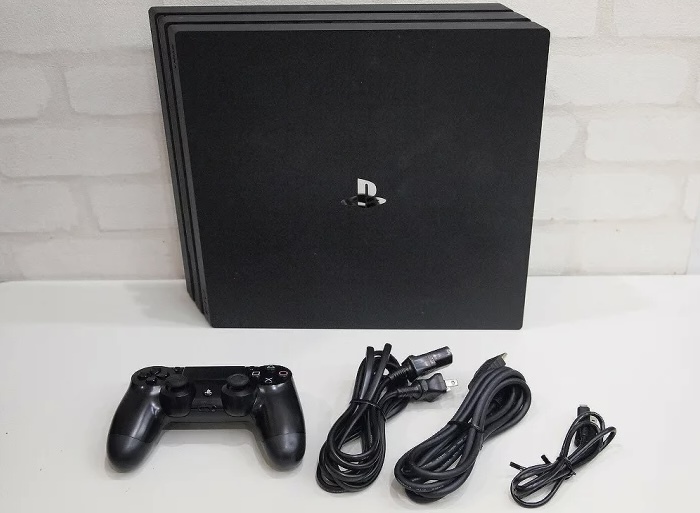 PS4 本体 PlayStation 4 Pro ジェット・ブラック 1TB 初期化・動作確認
