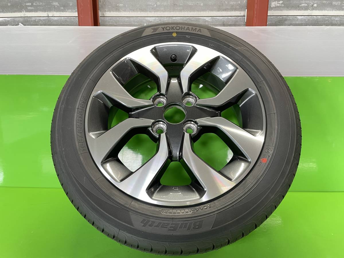 大人気 中古 バリ溝 三菱 MB36S デリカD:2 純正 アルミ 2022年製 4本