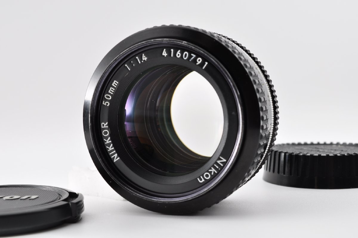 美品 完動品 Nikon Nikkor AI 50mm F1.4_画像1